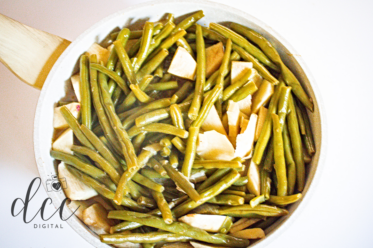 Smothered Green Beans with Andouille Sausage and Bacon [Semi-Exclusive] - Set 1